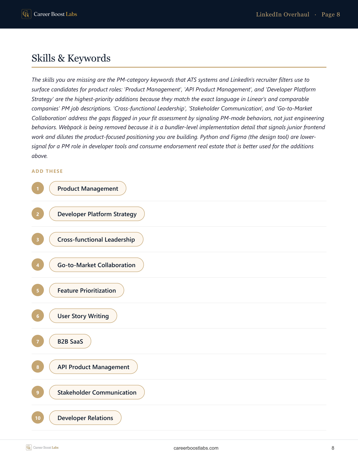 LinkedIn Overhaul